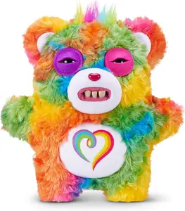 Fuggler Care Bears 9-Inch Plush Toy (Togetherness Bear) by ZURU – Funny Ugly Monster Stuffed Animal with Human-Like Teeth, Collectible Plush for Kids, Tweens, Teens, Adults & Crossover Fans