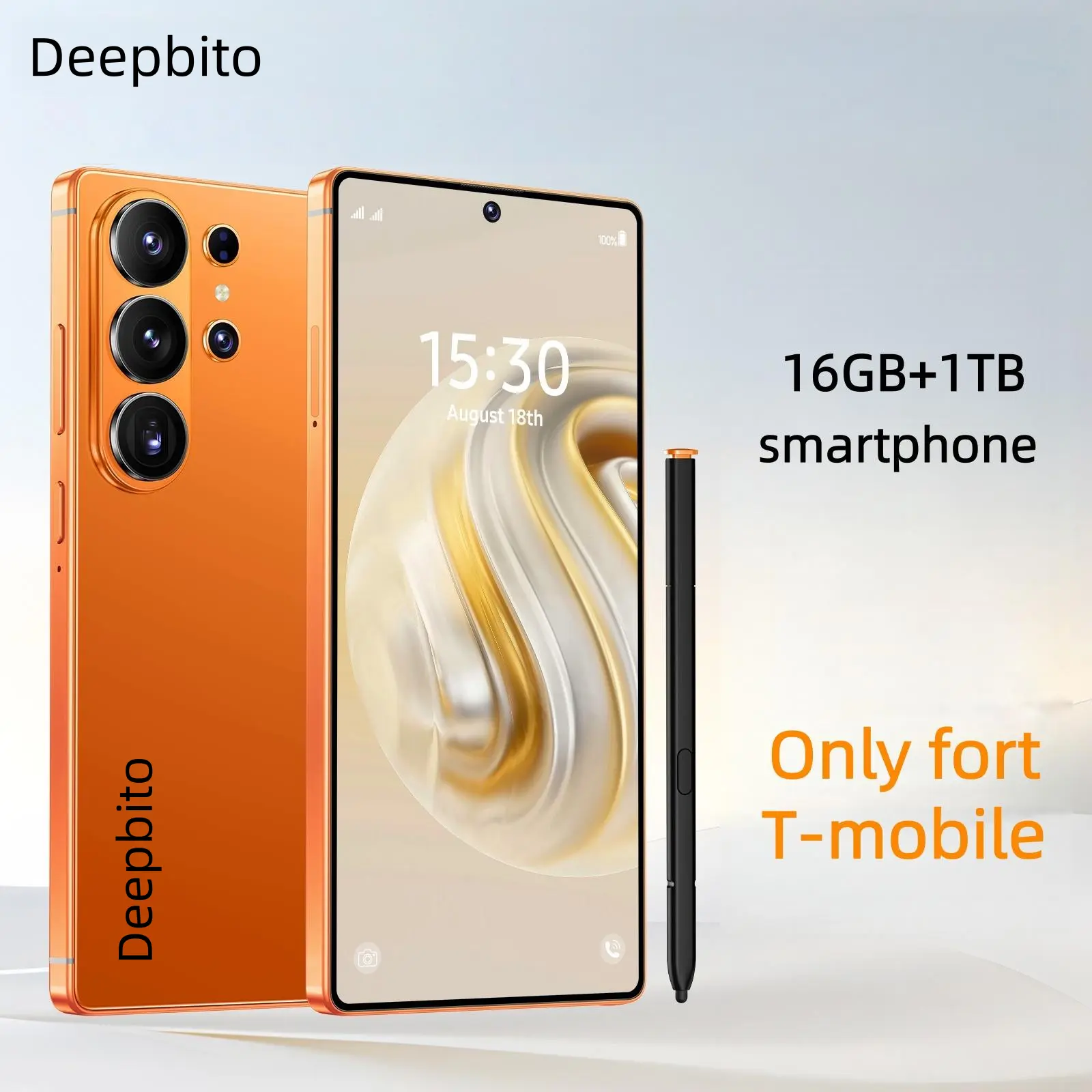 DEEPBITO S26 Smartphone & Multi-Functional Tablet Combo, equipped with 16GB RAM + 1TB storage, a 6.9-inch display and dual SIM dual standby capability. This device only works with the T-Mobile network and is an ideal pick for gaming enthusiasts.
