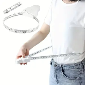 1 Pc Body Tape Measure 59inch (150cm), Automatic Telescopic Tape Measure for Body Measurement & Weight Loss, Accurate Tape Measure for Tailor, Sewing, Fitness, Handcrafts, Clothes, Soft Tape Measure