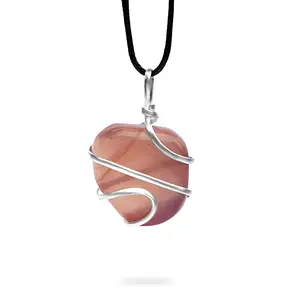 AYANA Fluorite Wire-Wrapped Pendant for Focus, Clarity & EMF Protection – Healing Crystal for Third Eye & Heart Chakras, Ideal for Pisces & Capricorn