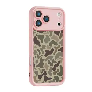2025 New Camo Pattern iPhone 17 Pro max Phone Case Sika deer Shockproof Rubber Cover for iPhone 17 Air Promax 17Pro 11-16,Gifts for Hunter Outdoor enthusiast