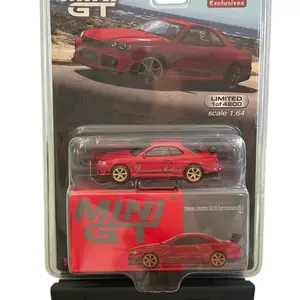 MINI GT Nissan GT-R Tommykaira R RZ Edition Red Diecast Model Car MGT00543 Limited 1 of 4900 Scale 1:64