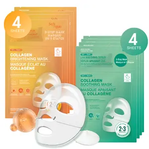 [TikTok Shop Exclusive] 8 Days Overnight Radiance Solution | 2-Step Glow Repair Mask BOGO DEAL, Overnight Sleeping Mask, Korean Skincare, Collagen + Niacinamide (8 Serum + 8 Sheet)