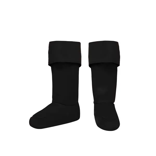 Black Superhero Boot Covers