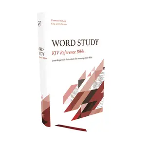 KJV, Word Reference Study Bible, Red Letter, Comfort Print: 2,000 Keywords that Unlock the Meaning of the Bible