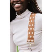 caramel with warm vanilla dots