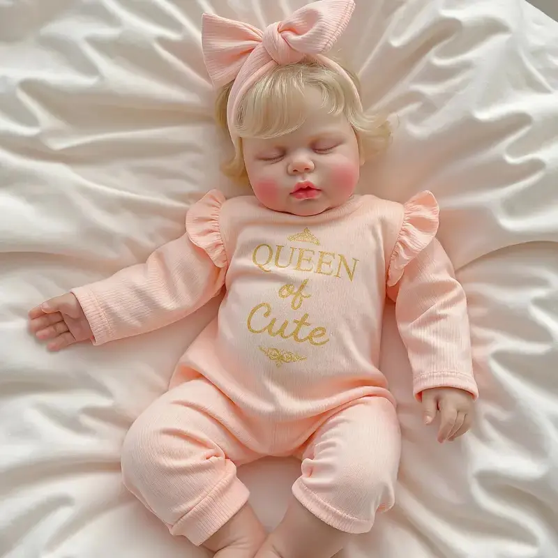 24Inch Pickle Reborn Toddler Baby Doll Soft Vinyl Cloth Body Newborn Baby Doll with Blonde Hair Birthday Toy For Child Christmas Gift