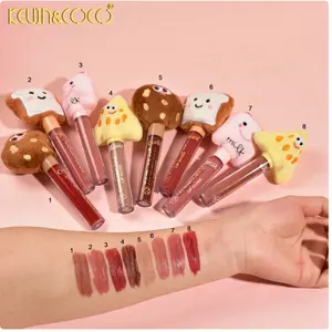 KEVIN&COCO 8-Color Foodie Fun Non-Stick Lip Gloss - Fun, Colorful Lipstick Makeup for a Fun, Creative Look