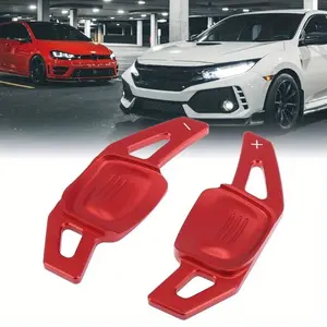 2 Pieces Steering Wheel Paddle Shifters with Aluminum Extension Compatible with Audi A6 S6 C6 Q5 A8 R8 Tt Tts Mk2 8j Dsg Cars, Enhance Driving Performance and Control