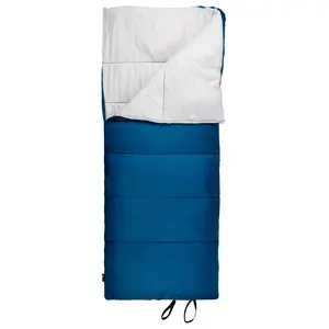 Ozark Trail 35°F Cool Weather Sleeping Bag – Adult Rectangular Camping Sleeping Bag with Recycled Polyester