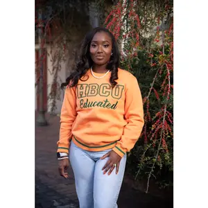 Orange HBCU EDUCATED Sweatshirt (Unisex)