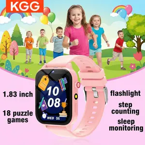 Cute Kids Smart Watch with 18 Games, 1.83" HD Touch Screen, Camera, Sleep Monitoring & Alarm Clock. Perfect gift for boys and girls.