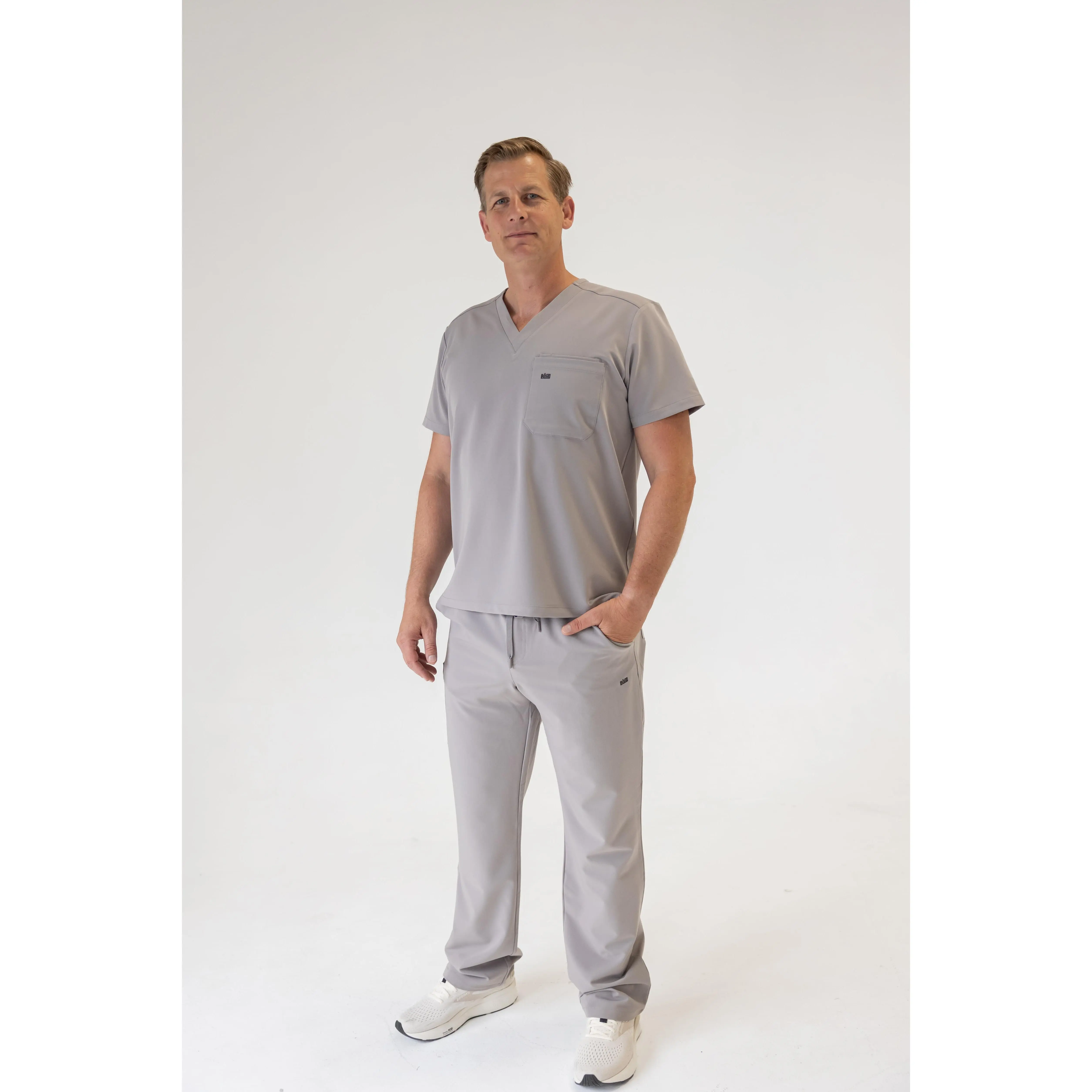 Men Classic Fit Scrub Pant (Gray)