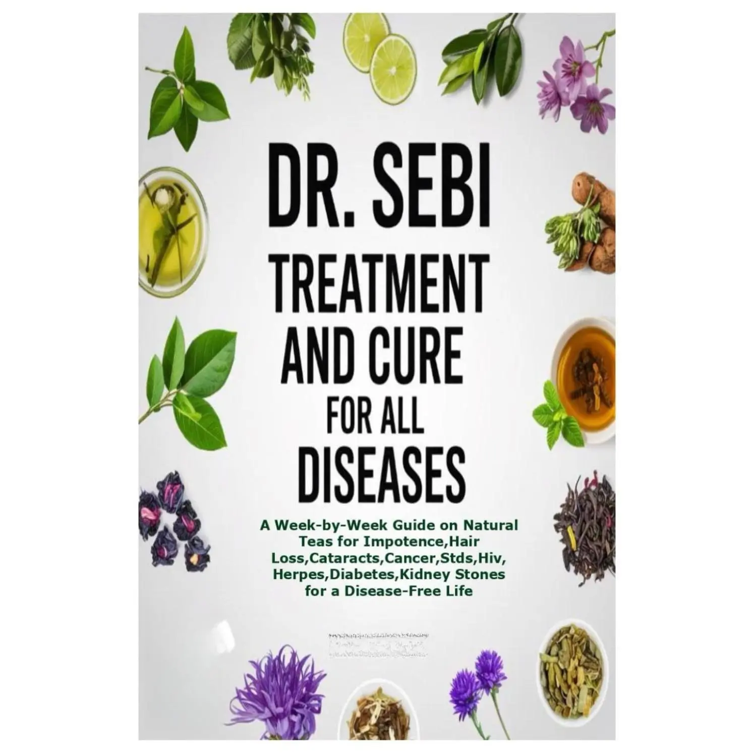 DR. SEBI TREATMENT AND CURE FOR ALL DISEASES: A Week-by-Week Guide on Natural Teas for Hair Loss,Cataracts,Cancer,Stds,Hiv,Herpes,Diabetes,Kidney Stones for a Disease-Free Life