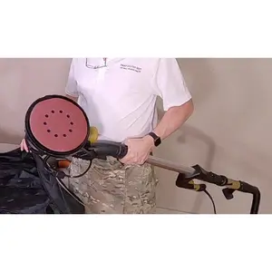 24 Grit 9 inch Drywall Power Sanding Disc for Popcorn Ceilings & Textured Walls - Versatile Application with Velcro Attachment