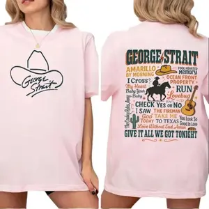 George Strait Fan Shirt, Country Legend Concert Graphic Tee, Retro Music Festival Shirt, Western Style Shirt