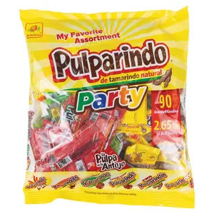Pulparindo Party Mix 90 pieces of spicy Tamarindo candys