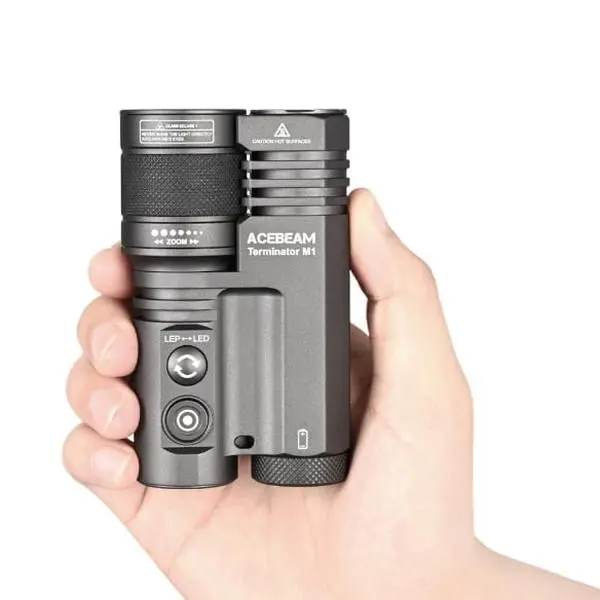 Ace beamTerminator M1 Dual Head LEP/LED Flashlight (Limited Edition)