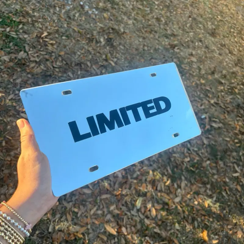 LIMITED Ford Front License Plate - High-Quality Material - Perfect for Ford Vehicles