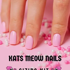 nail sizing kit , custom design,  nail design  , custom nails Long-lasting Waterproof