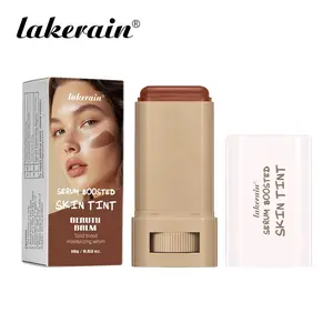 Long Lasting Moisturizing Foundation Stick, 1 Box Lightweight Concealer Bronzer Stick, Full Coverage Flawless Makeup Cream for Women & Girls, Highly Pigmented Cosmetic, Bronzed Duo Bronzer, Bronzing Stick, Enhancing Bronzer