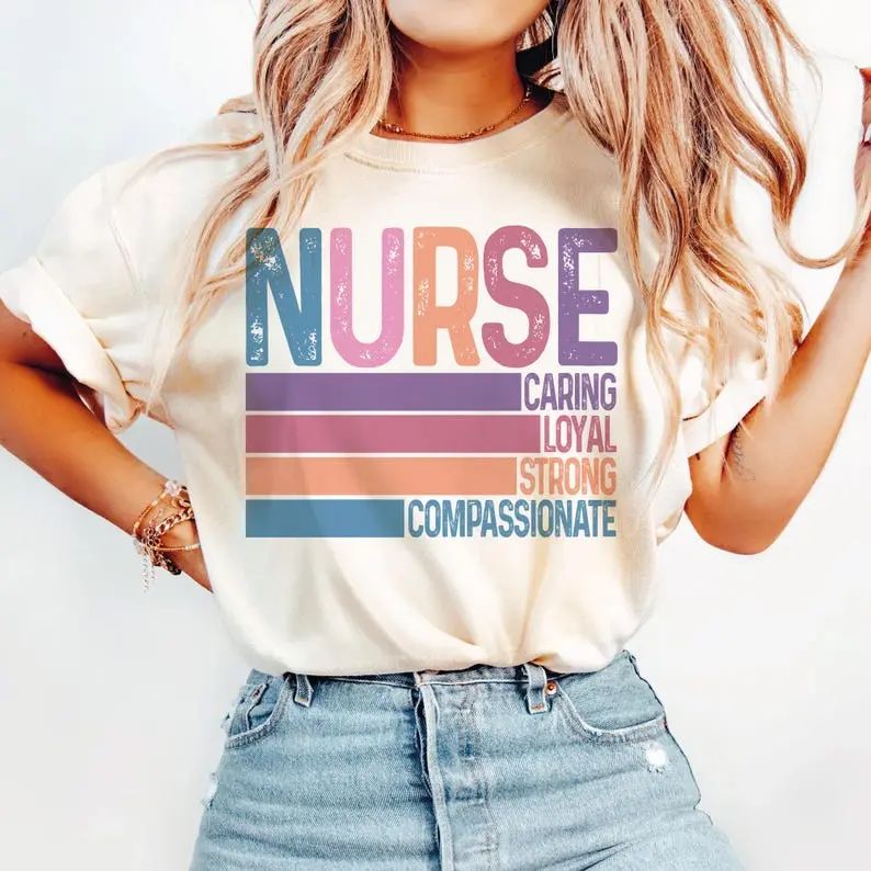 Retro Nurse Shirt, Trendy Nurse Life Tee, Coquette Nurse Graphic, Cool Nurse Gift, Funny Nurse, Nurse Stuff, Nurse doodles Sweatshirt