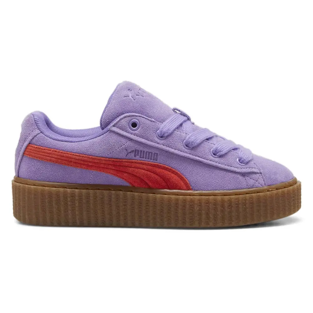 PUMA Womens Fenty X Creeper Phatty Lace Up Sneakers Shoes Casual - Purple