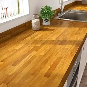 Contact Paper Waterproof Wallpaper Light Wood Contact Paper for Countertops Peel and Stick Table Covers Kitchen Counter Island Desk Countertop