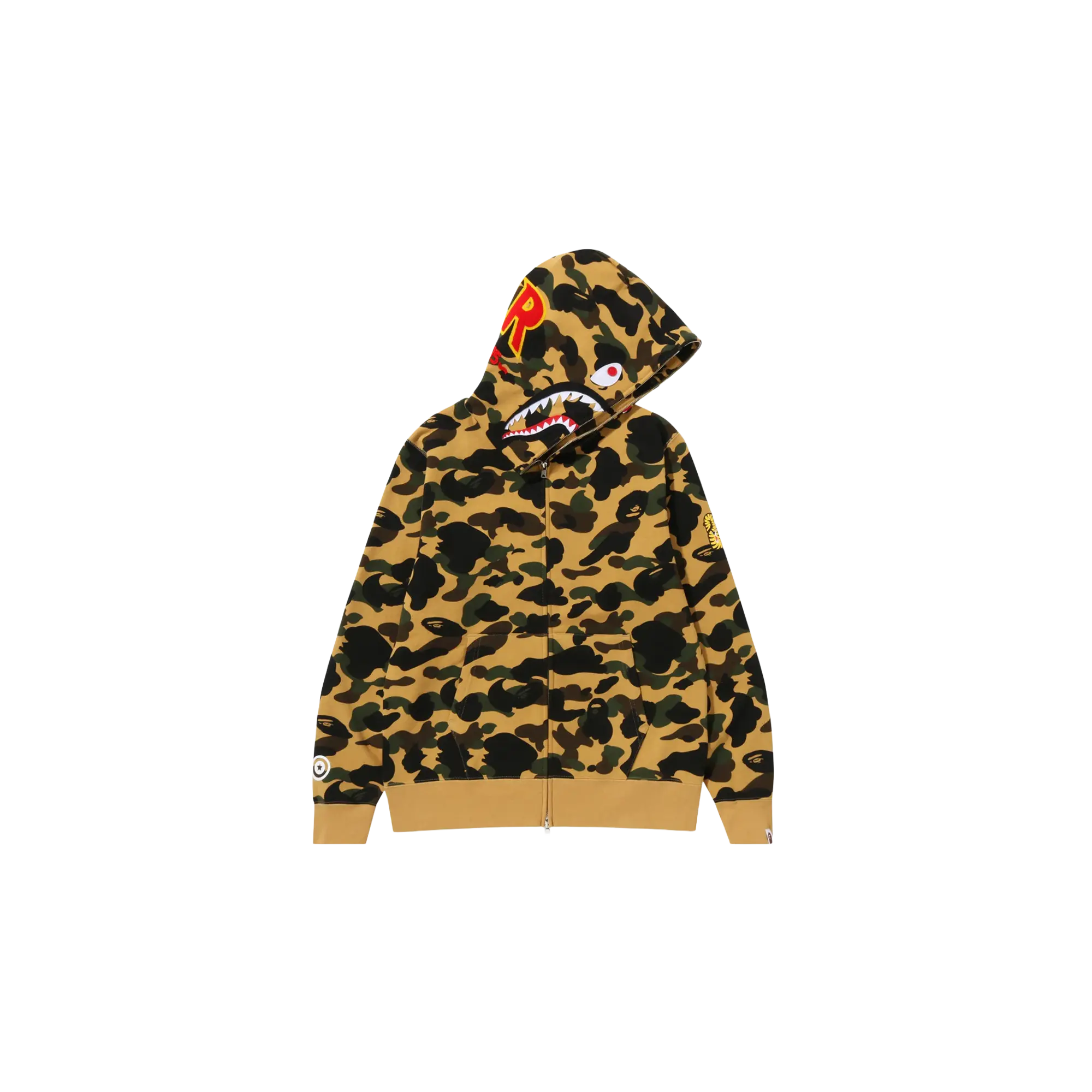 1st Camo PONR Shark Full Zip Jacket "Yellow" 1I80 115 015 YELLOW