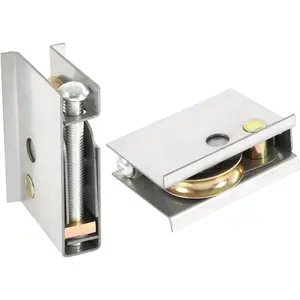 Patio Door Rollers Replacement Compatible with  Sliding Patio Doors, 2 Pack, 1-1/2" Steel Ball Bearing, Adjustable Roller Height