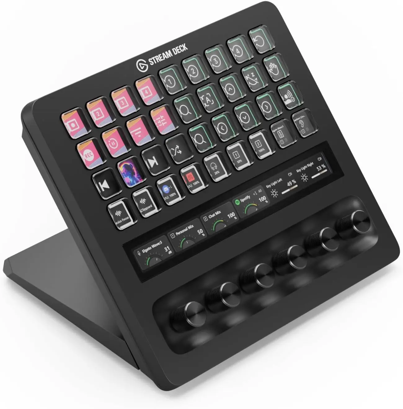 Elgato Stream Deck + XL Control Platform, Dials, Touch Strip