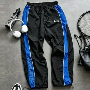 Fully upgraded men’s pants for spring/summer and autumn: lightweight, loose straight-leg quick-dry joggers/basketball shorts; ankle cuffs, side pockets, elastic waistband with drawstring; nine-tenths length; versatile for travel, everyday casual wear; com