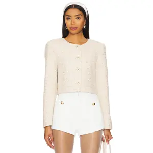 ASTR the Label Milena Jacket in Cream Gold