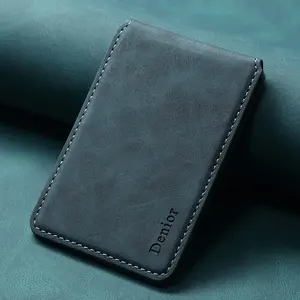 Mobile Phone Wallet Cellphone Magnet Flip Pocket Card Storage Luxury Faux Leather Magnetic Stand Buckle Bag Wallet For Unisex Relatives Friends And Elders Holiday Gift
