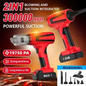 High Power Car Vacuum Cleaner, Mini Handheld Portable Design, Four-In-One Air Blower Pump, Dual Mode Function, for Cars and Home Use, Interior Car Cleaner