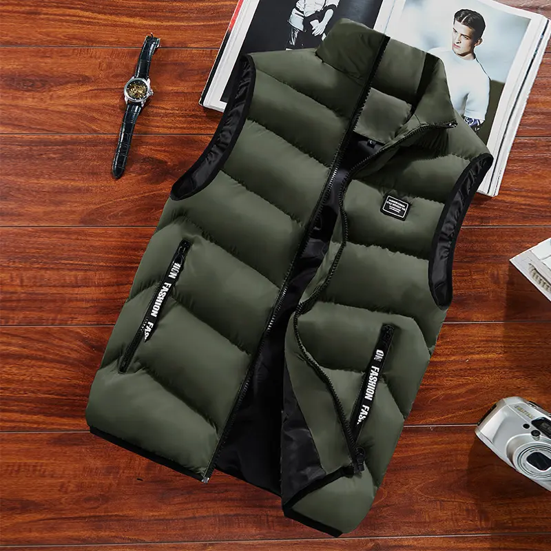 Men's Autumn & Winter Vest/Jacket - Multiple Colors, Versatile & Affordable | Minimalist Design, Urban Casual Style winter warm vest Menswear Love SpringStatements