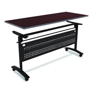 Alera Valencia Flip Training Table Base, Modesty Panel, 57.88w x 19.75d x 28.5h, Black
