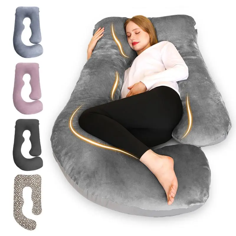 Sleeping pillow during pregnancy,55-63inch abdominal support