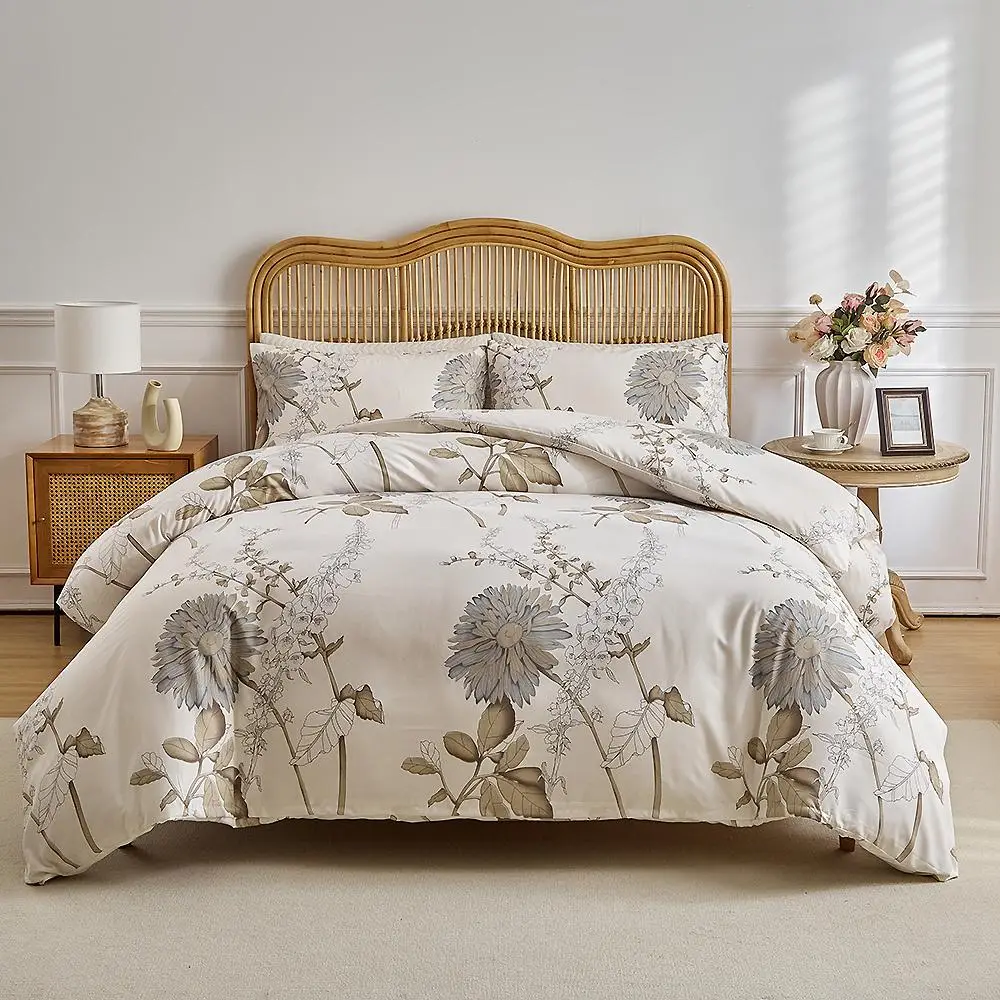 Bedding Set, 3 Counts/set Including 1 Count Duvet Cover & 2 Counts Pillowcase without Filler, Soft Comfortable Bedding Set for Home Bedroom Dormitory,