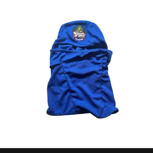 "NWO Shiesty" Balaclava Winter Ski - Blue Fleece Hood for Cold Weather Skiing & Snowboarding