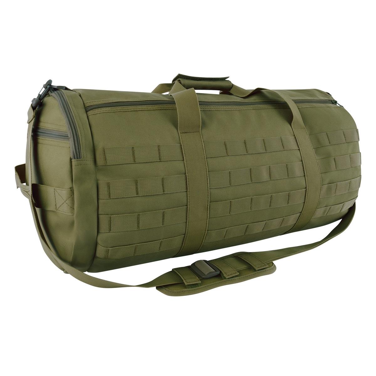 Rothco Tactical Traveler Duffle Bag 19 & 24 Inches Long x 9 & 12 Inches Tall 20 & 45 Liter Capacity Water-Resistant PVC Backed Polyester Military Equipment Bag with Dual Zipper Closure Rothco Tactical Traveler Duffle Bag 19 & 24 Inches Long x 9 & 12 Inches Tall 20 & 45 Liter Capacity Water-Resistant PVC Backed Polyester Military Equipment Bag with Dual Zipper Closure