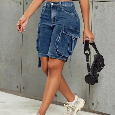 Jorts Outfits Women with Heels TikTok Shop