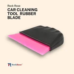 Car Cleaning Tool with Rubber Blade - Effortlessly Clean and Dry Automotive Surfaces