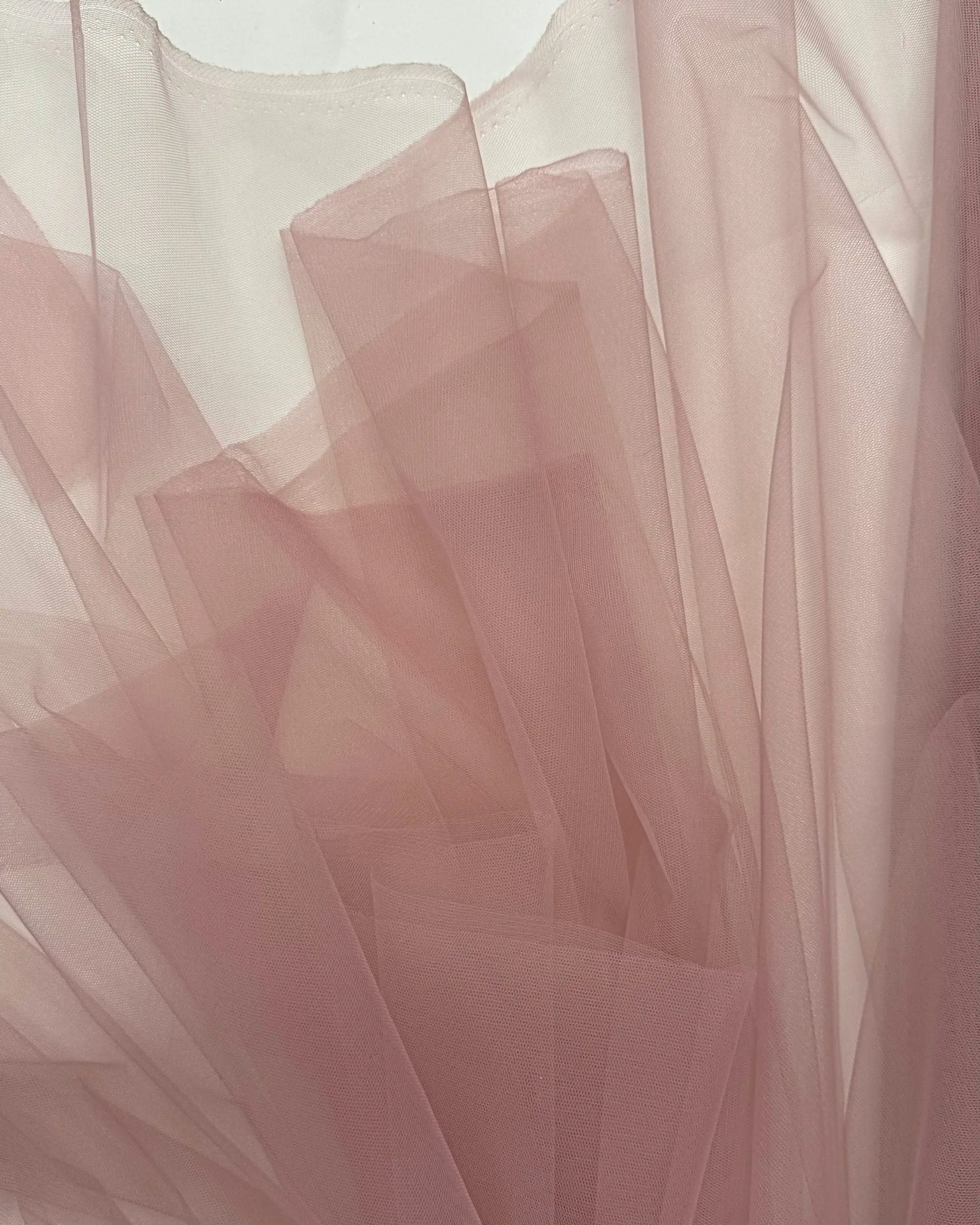 Blush Stretch Netting Fabric
