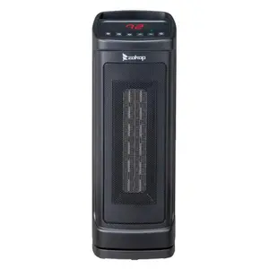 Electric Space Heater w/Remote Control, Portable Tower Heater w/ 70° Oscillating, Timer, Adjustable Thermostat, Tip-over & Overheat Protection for Indoor Use Bedroom Living Room, 1500W