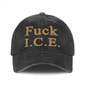 Fck ICE Statement Hat |   Unisex Anti ICE Baseball Cap,Anti ICE Statement Cap,abolish ice