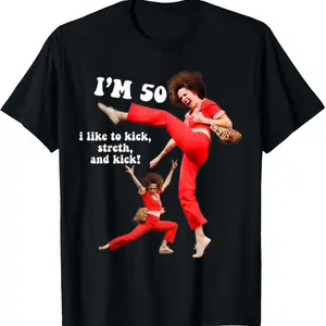 I’m Fifty five-oh 50 Funny Sally Kick Lady O’Malley Birthday T-Shirt, Unisex Cotton T-Shirt, Comfortable Classic Relaxed Fit Casual Fashion