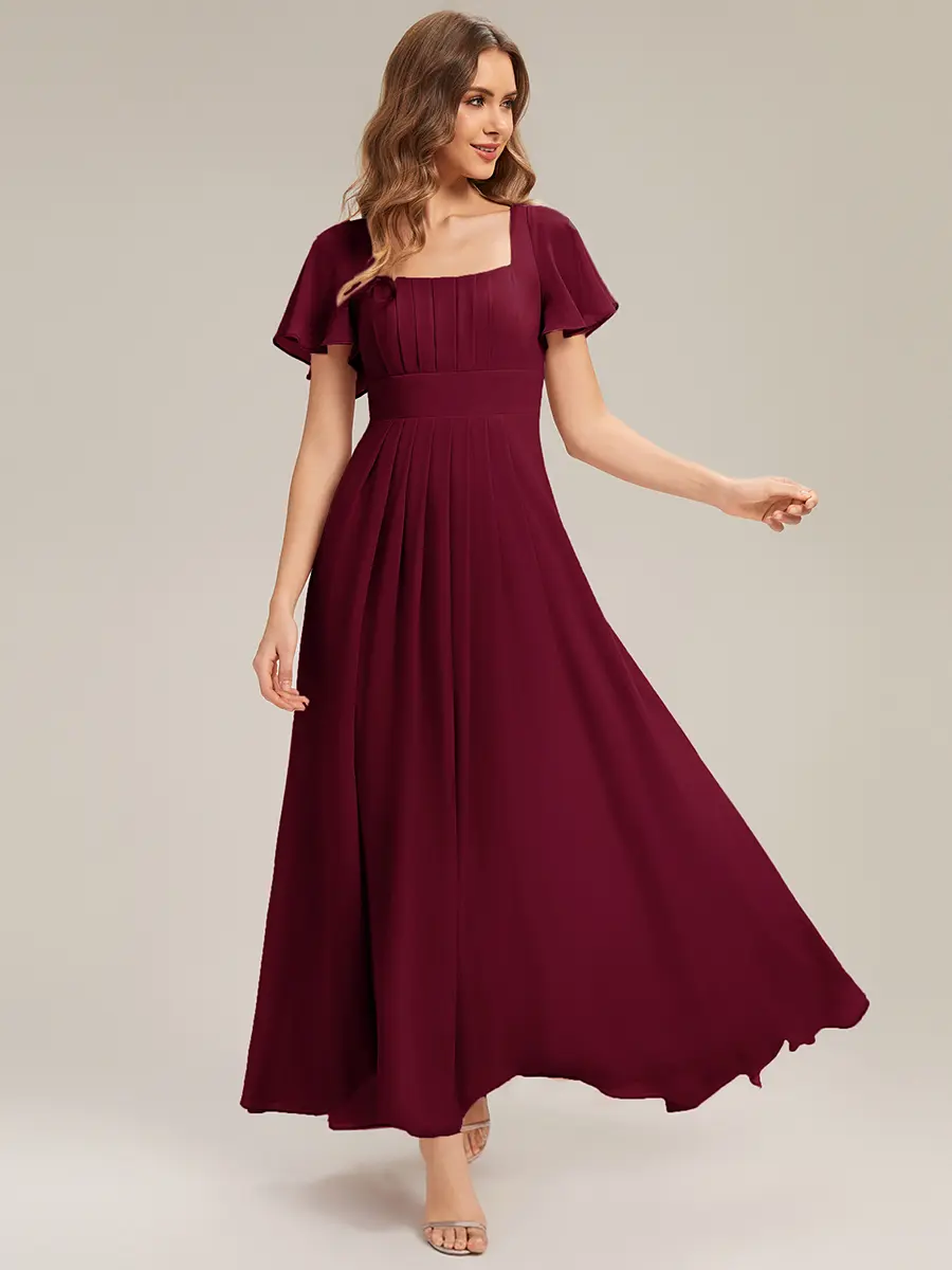 Ever-Pretty 2026 spring dress,Elegant Square Neck Formal Dress - Short Flutter Sleeves & A-Line Silhouette for Formal dress,bridesmaid dress 2703 - TikTok Shop Ever-Pretty 2026 spring dress,Elegant Square Neck Formal Dress - Short Flutter Sleeves & A-Line Silhouette for Formal dress,bridesmaid dress 2703 - TikTok Shop