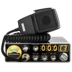 212 MAIN 55W AM & FM Compact 10m Audio Radio for Boating, with Multi-Color Selectable Face, RF Power Control, RF Gain, Variable Dimmer & Variable Talk-Back