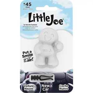 Little Joe  New Car Scent Car Air Freshener Vent Clip, Fights Odors for up to  Days, LongLasting Freshness, Cute Car Odor Eliminator, Pack of